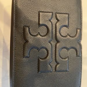 Black leather Tory Burch handbag